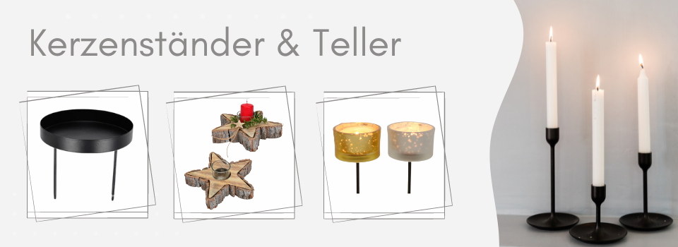 Kerzenstnder & Teller