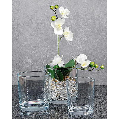 Glasgef Zylinder, Vase, Glas