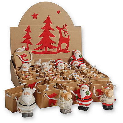 Mini Weihnachtsfigur in der Papiertte, Weihanchtsdeko, Deko Weihnachten