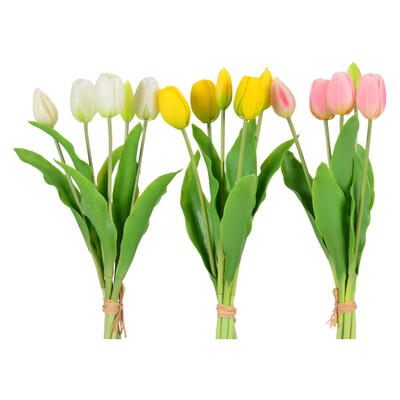 Tulpenbund, knstliche Tulpe, Kunstblumen, Seidenblumen, Frhjahrsdeko, Frhlingsblume