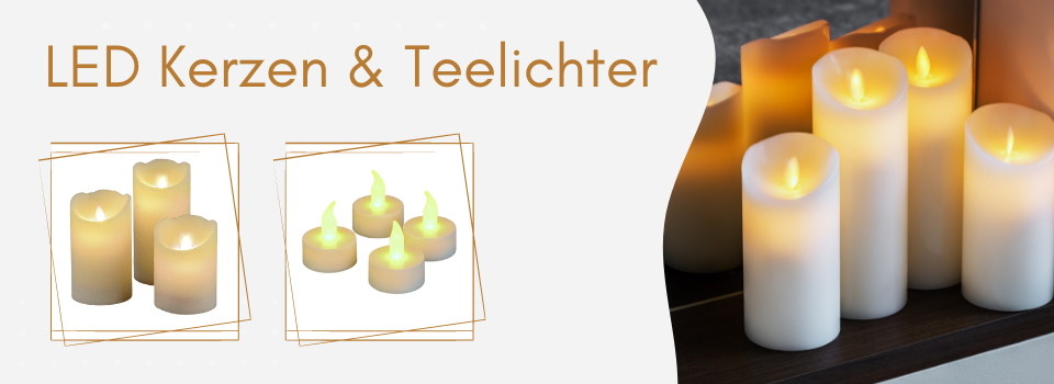 LED Teelichte & Kerzen