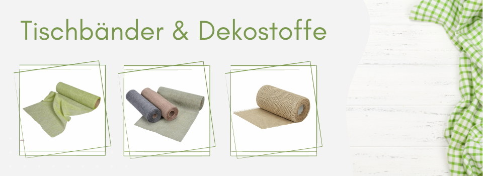 Tischbnder & Dekostoffe