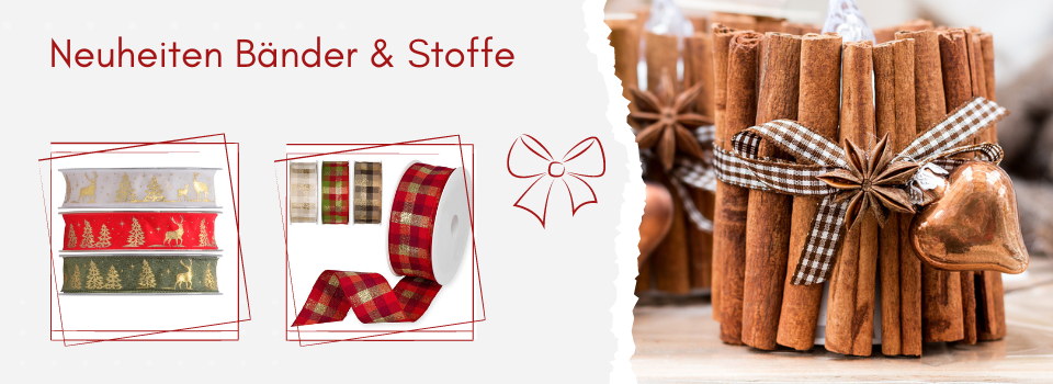 Neuheiten Bnder & Stoffe