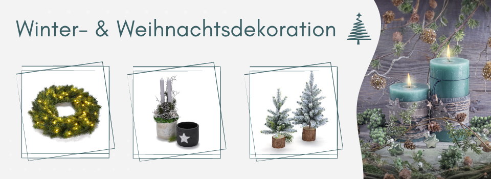 Weihnachtsdekoration Winterdekoration - Baumann Creative