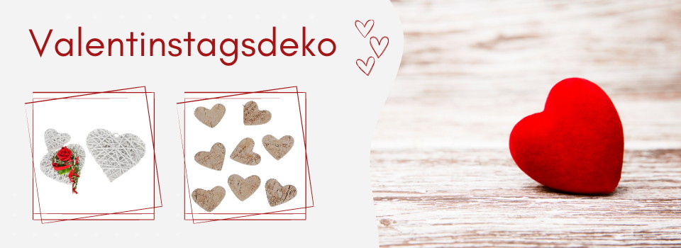 Valentinstags Dekoration online kaufen zum Valentinstag 2017