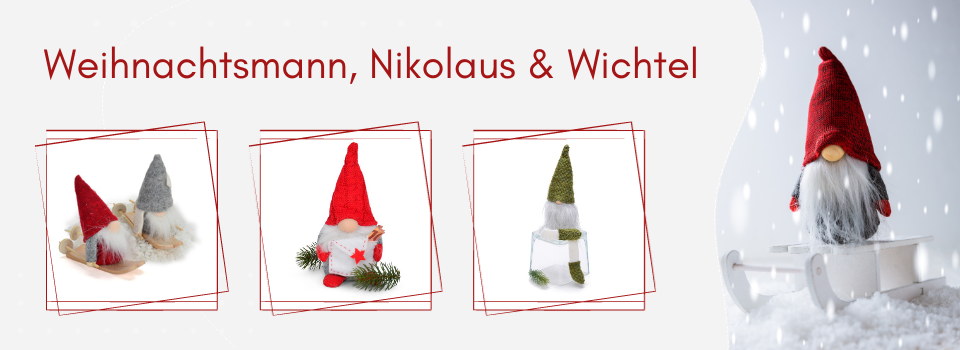 Weihnachtsmann Nikolaus & Wichtel