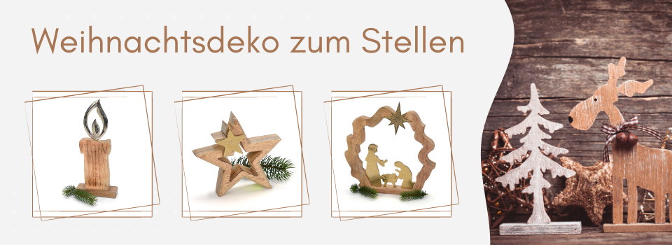 Weihnachtsdeko zum Stellen