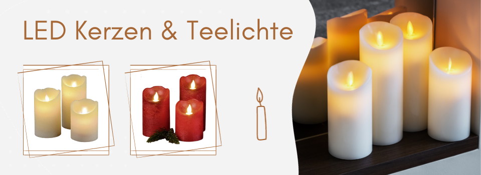 LED Kerzen & Teelichte