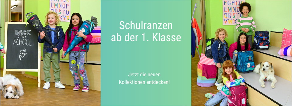 Schulranzen MARKEN ab der 1. Klasse