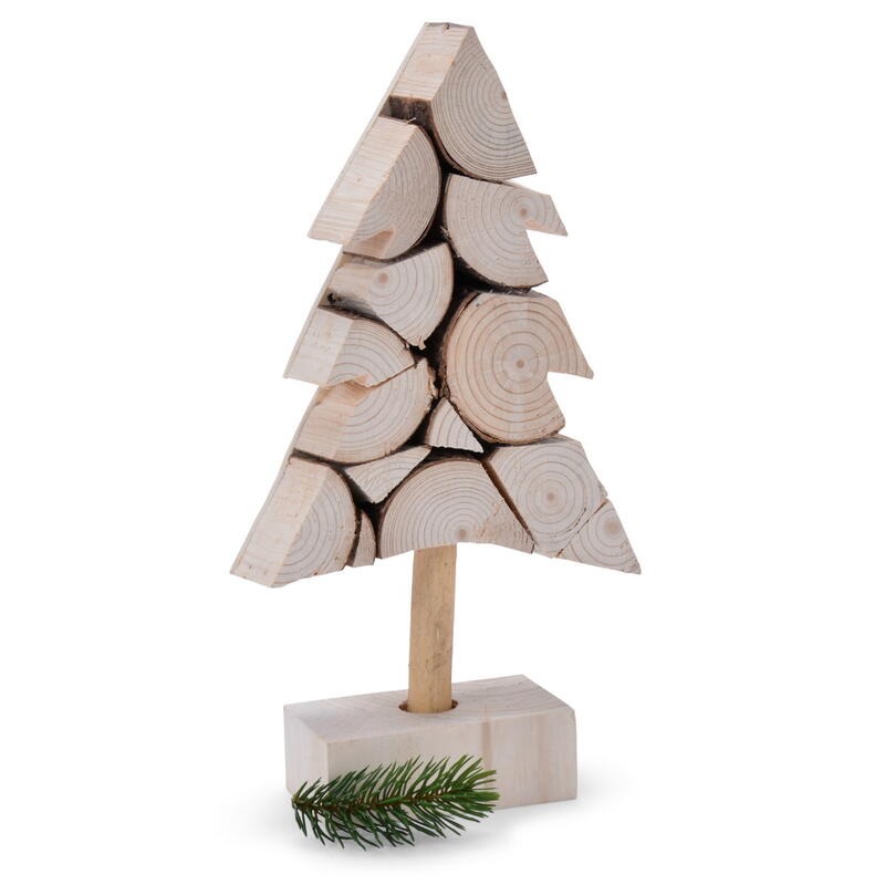  Baum, Holzbaum, Holz-Baum, Holztanne zum Stellen, Holzstckchen-Baum, Dekobaum, Weihnachtsdeko, Winterdeko      