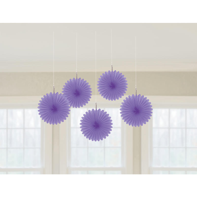   Deko-Fcher aus Papier,  15,2 cm, 5 Stck, Party Deko, Partydekorationen