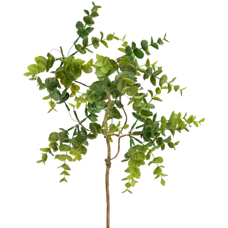  Eukalyptuszweig, Kunstblume, Seidenblume, Kunstpflanze, Blattwerk