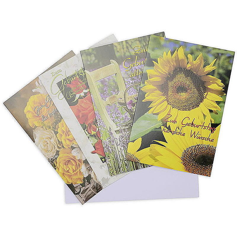 Fotogrusskarten Mit Blumenmotiven Meist Ohne Text