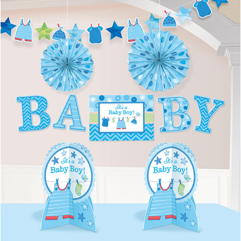 It S A Baby Boy 10 Teiliges Deko Set Party Deko Dekorationen