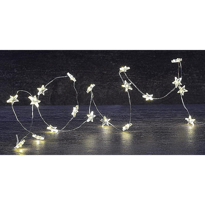  LED Dekorationsbeleuchtung Sterne, Lichterkette