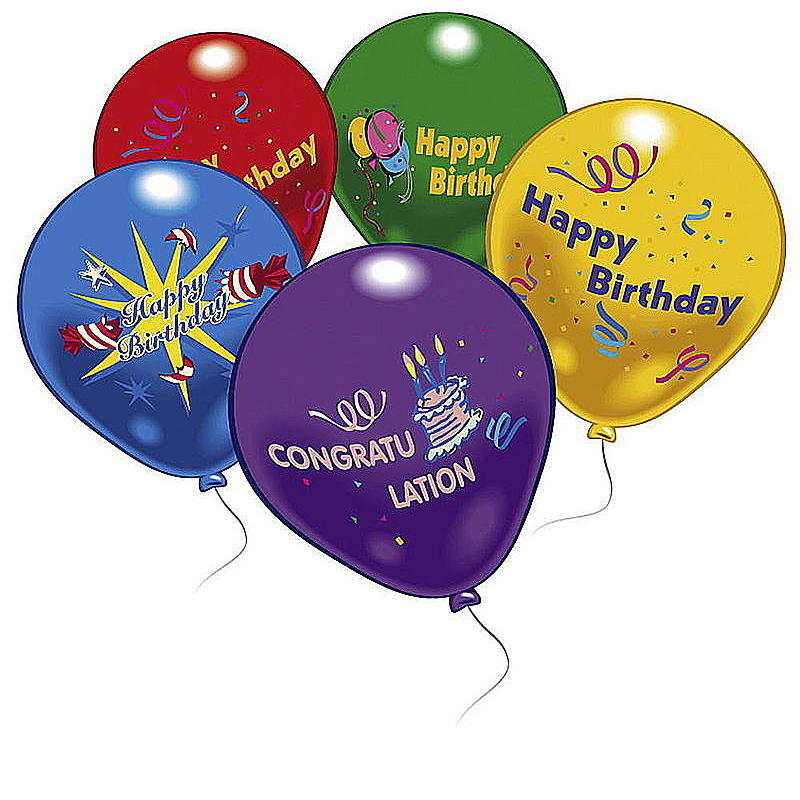 10 Happy Birthday Luftballons Ballons Party Deko