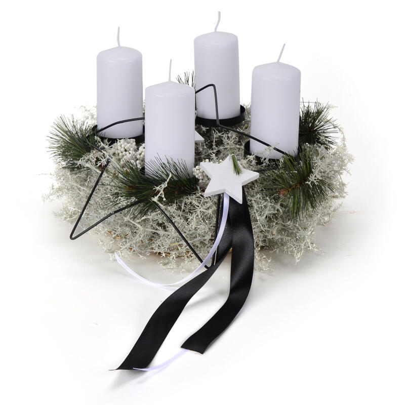 Kerzenstecker, schwarz matt, Kerzenhalter zum Stecken Bild 2