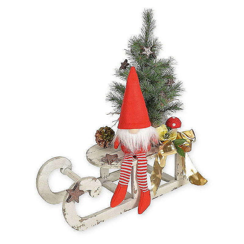 Deko-Schlitten aus Holz in Antik-Optik günstig online ...