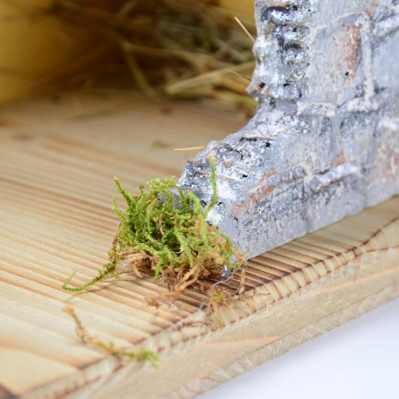Krippenstall Akkon, Krippe, Holzkrippe, Weihnachtskrippe Bild 7