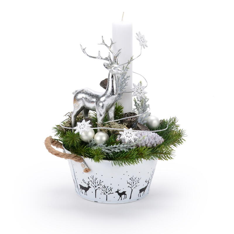 Mini-Lotus, Exoten, Fr�chte, Grabgestecke, Grabschmuck, Allerheiligengestecke, Trauerfloristik, Trockenblumen Bild 3