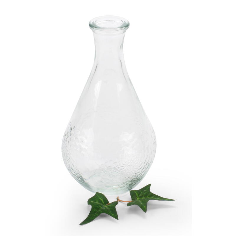  Vase, Glasflasche, Flasche, Glasvase, Kugelvase, Kugelvase mit Flaschenhals, Glasvase Rundflasche, kleine Vase, Glasdeko   Bild 2