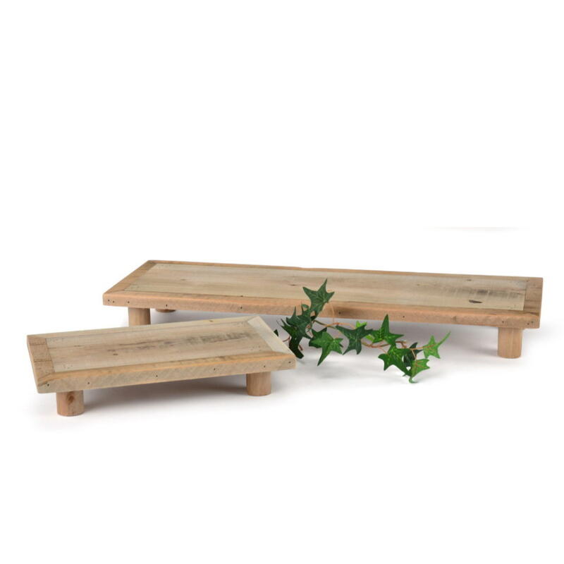   Holztablett mit Fen,   Tischpodest, Holztablett, Holzdeko, Holzbr Bild 2