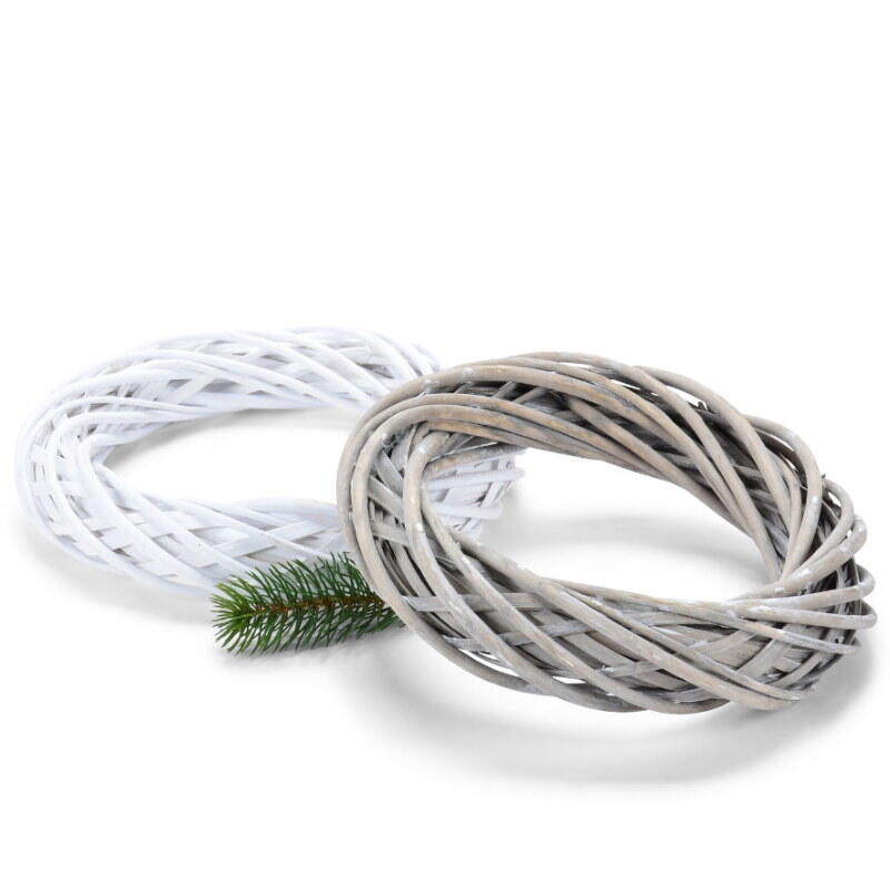 Kranz, Rattan-Kranz, Naturkranz, Dekokranz, Trkranz, Adventskranz, Osterkranz Bild 2