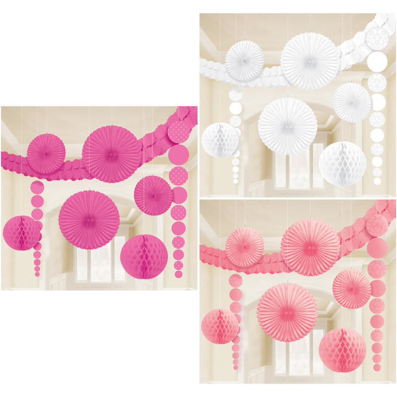 Decken-Deko-Set Damast, 9-teilig, Party Deko, Partydekorationen günstig