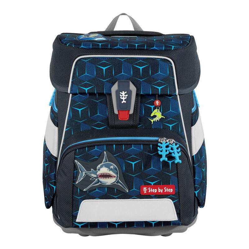 Step by Step SPACE SHINE, Schulranzen-Set 5-teilig, Shark Dexter, Special Edition Bild 2