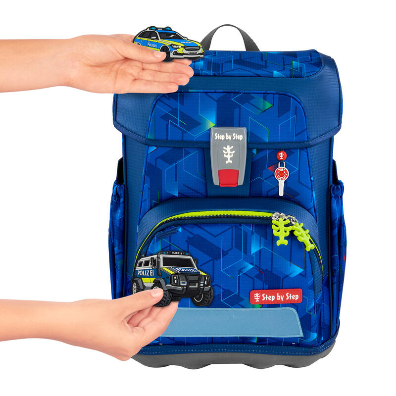Step by Step CLOUD, Schulranzen-Set 5-teilig, Police Truck Charly Bild 9