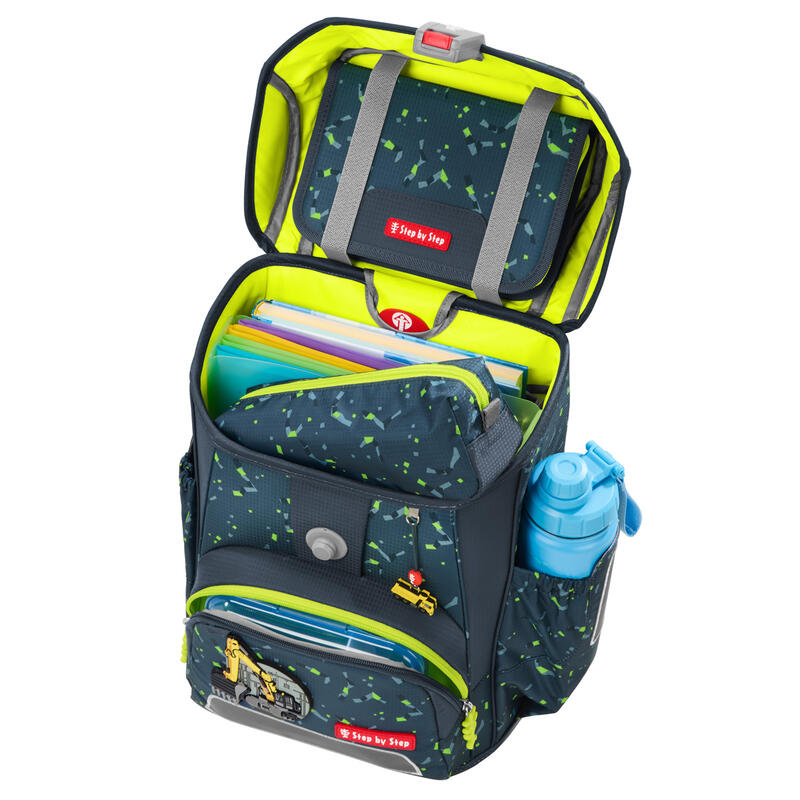 Step by Step CLOUD, Schulranzen-Set 5-teilig, Bagger Rocco Bild 5
