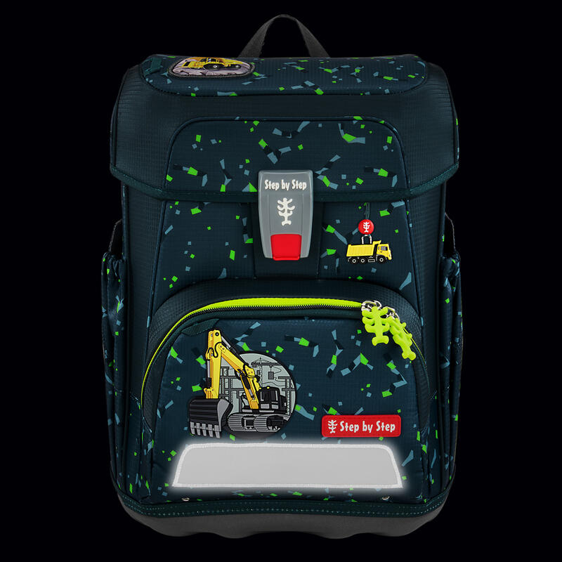Step by Step CLOUD, Schulranzen-Set 5-teilig, Bagger Rocco Bild 6