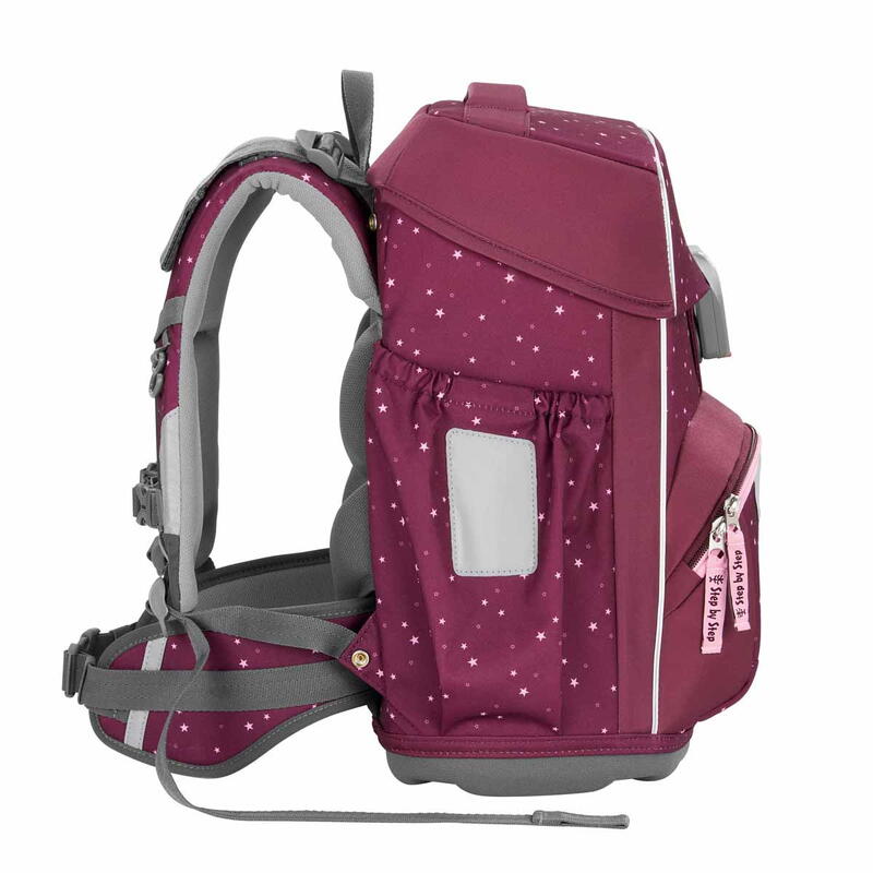 Step by Step BASIS, Schulranzen-Set 4-teilig, Berry Stars Bild 5
