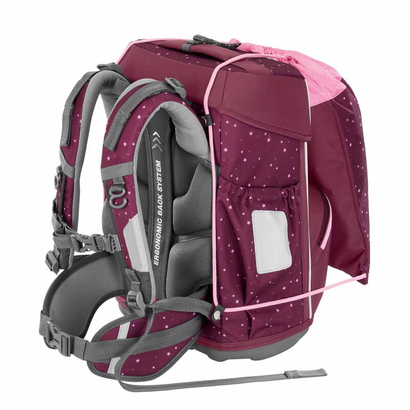 Step by Step BASIS, Schulranzen-Set 4-teilig, Berry Stars Bild 7