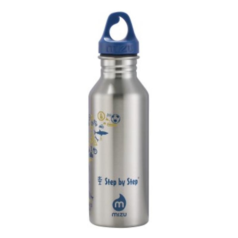 Step by Step Edelstahl-Trinkflasche 500 ml, Blue & Yellow Bild 2