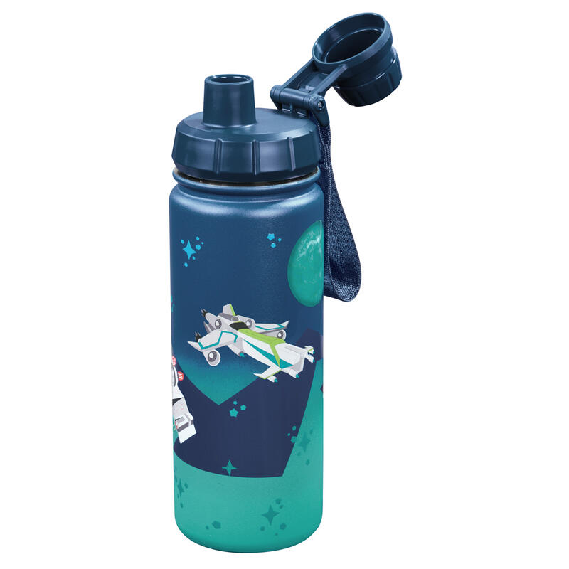 Step by Step - Isolierte Edelstahl-Trinkflasche Sweet Starship Bild 2
