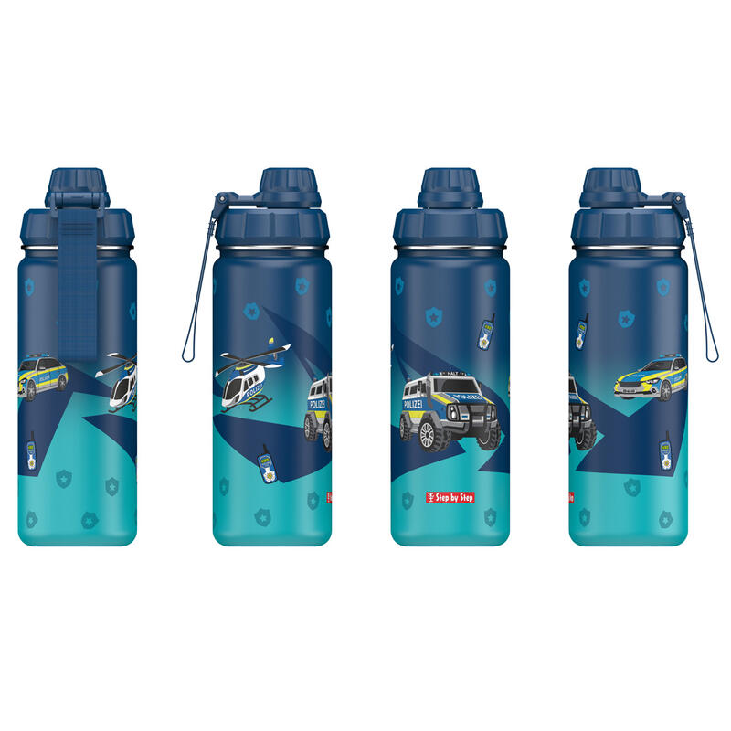Step by Step - Isolierte Edelstahl-Trinkflasche Police Bild 3