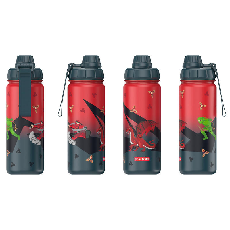 Step by Step - Isolierte Edelstahl-Trinkflasche Warrior Bild 3