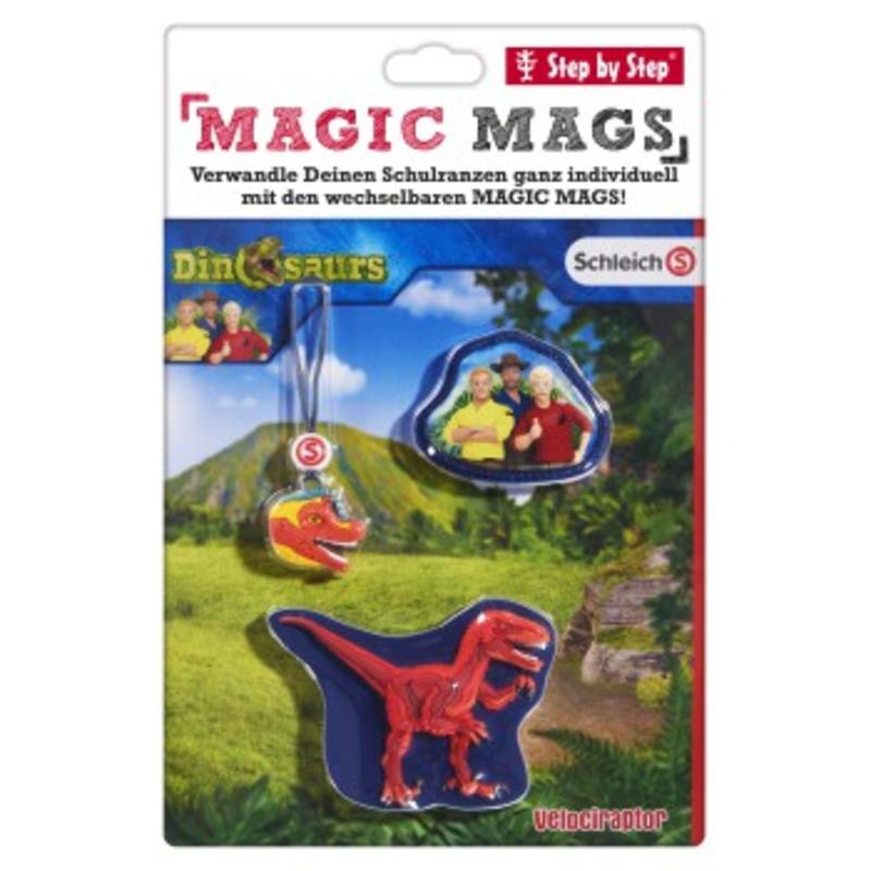 Step by Step MAGIC MAGS Schleich, 3-teilig, Dinosaurs, Velociraptor Bild 3