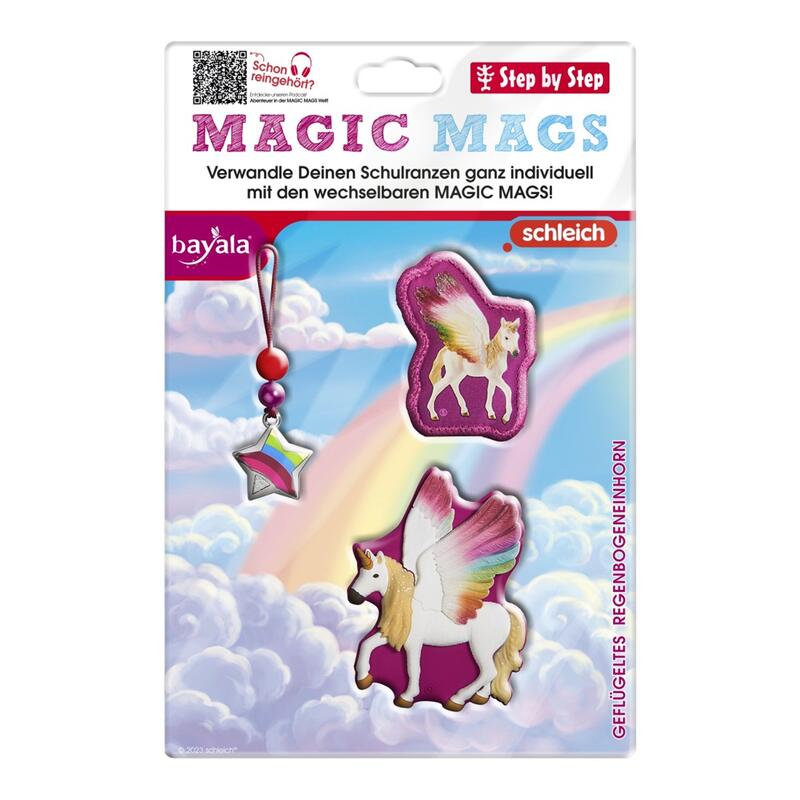 Step by Step MAGIC MAGS, 3-teilig, Schleich Geflgeltes Regenbogeneinhorn Bild 2