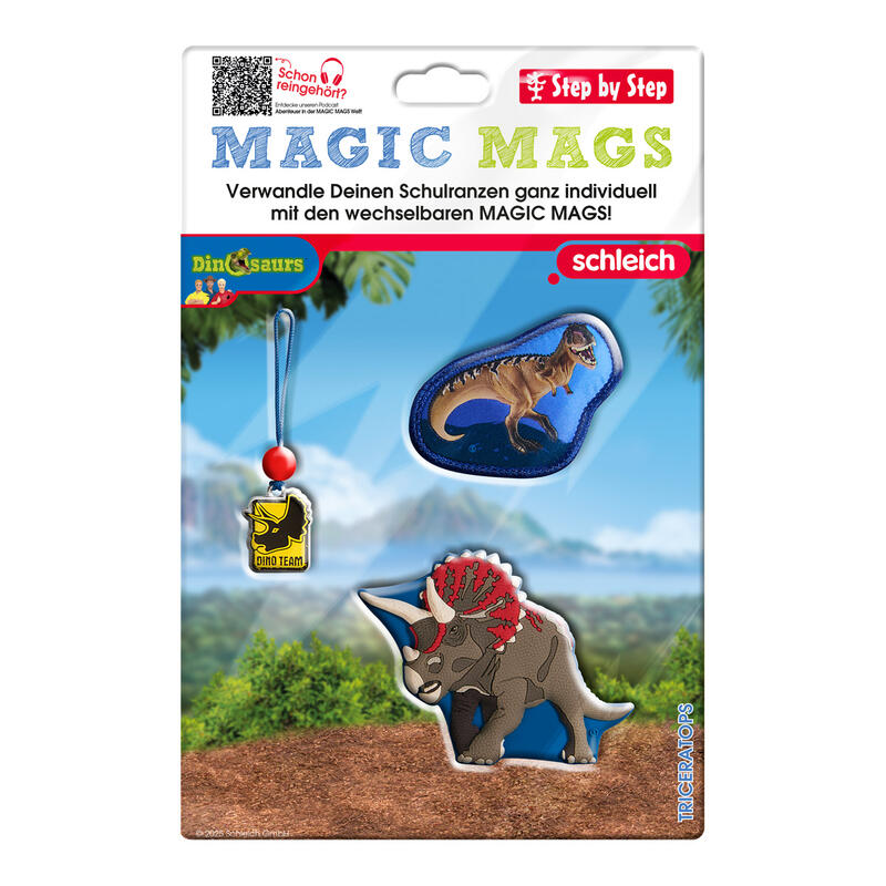 Step by Step MAGIC MAGS, 3-teiliges Set, Dinosaurs Triceratops Bild 2