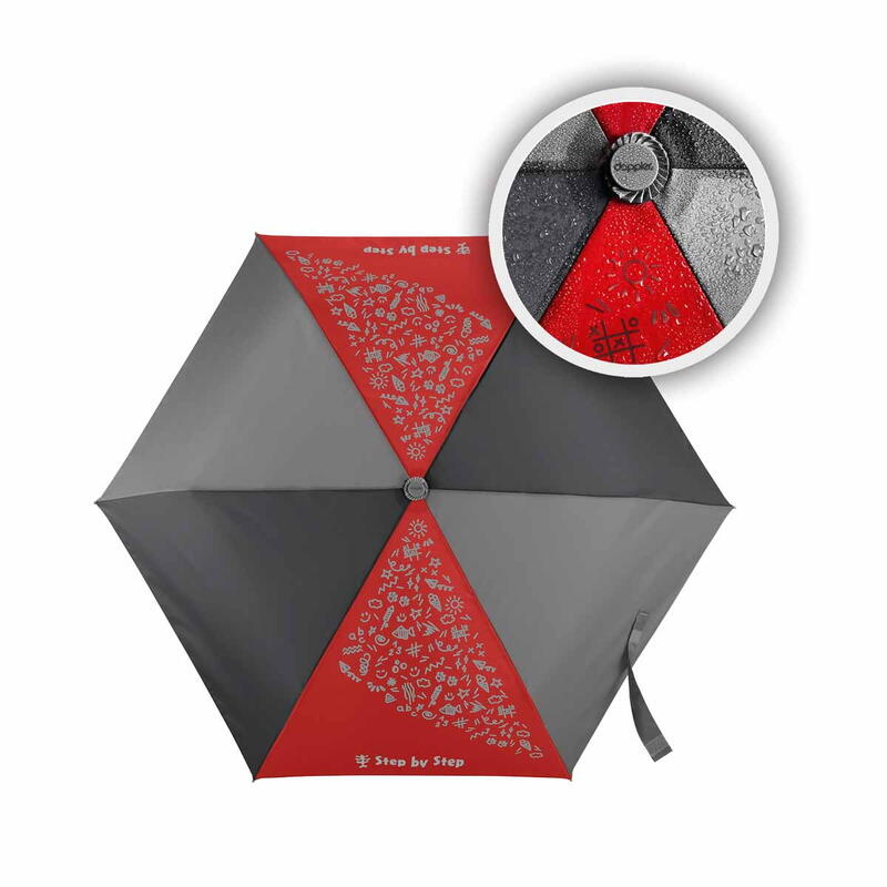 Step by Step Regenschirm Magic Rain EFFECT, Red  Bild 2