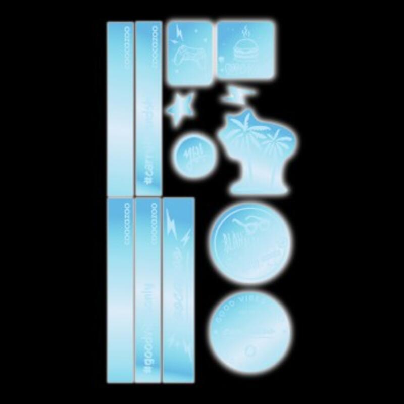 coocazoo  Reflektierendes Sticker-Set, Blue Bild 2