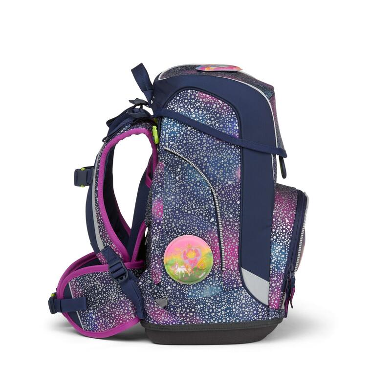 Schulranzen-Set ergobag cubo-Set, 5-teilig, Super Reflex Glow Edition