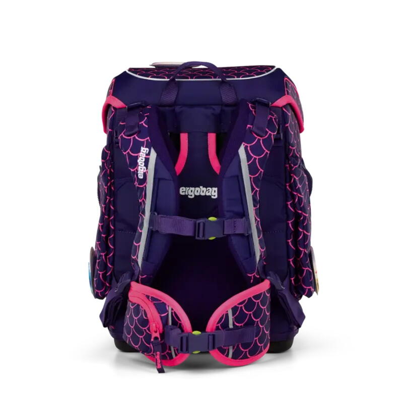 ergobag Schulranzen Cubo, 5-teiliges Set, PerlentauchBr Bild 3