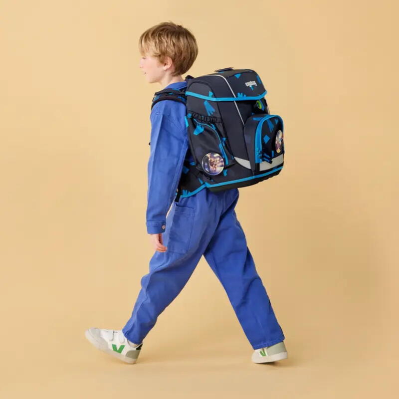 ergobag Schulranzen Cubo, 5-teiliges Set, VerfolgBrjagd Bild 8