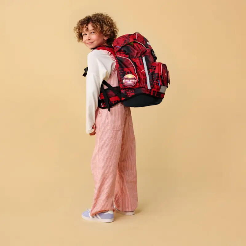 ergobag Schulranzen Cubo, 5-teiliges Set, AlarmBrreitschaft Bild 8