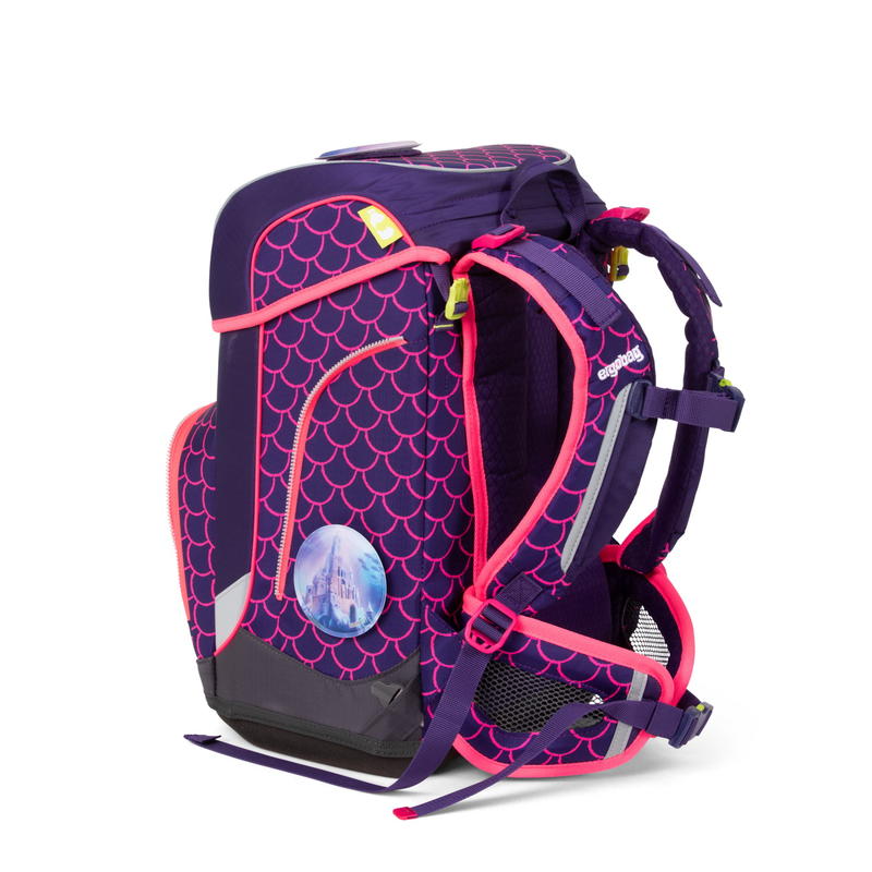 Ergobag cubo light LUMI-Edition, Schulranzen-Set, 5-teilig, PerlentauchBär günstig online bestellen