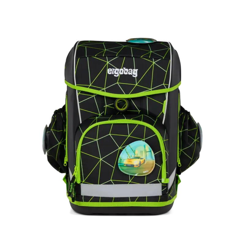 ergobag cubo light, Schulranzen-Set, 6-teilig, CyBr Race Bild 2
