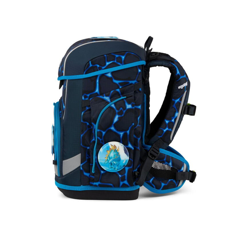 ergobag cubo light, Schulranzen-Set, 5-teilig, B�rassic Garden, Color flash Edition Bild 4